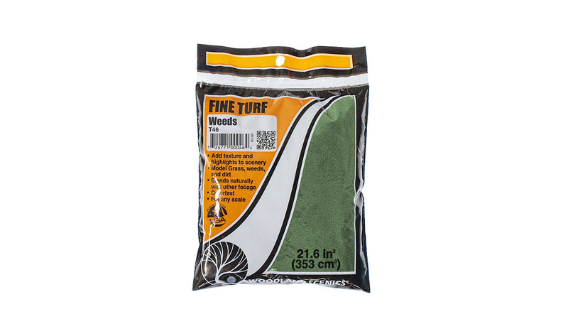 Woodland Scenics:  Fine Turf Weeds Bag