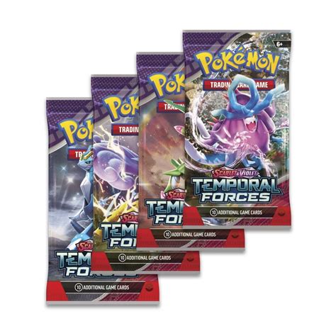 Pokemon Scarlet and Violet: Temporal Forces Booster Packs