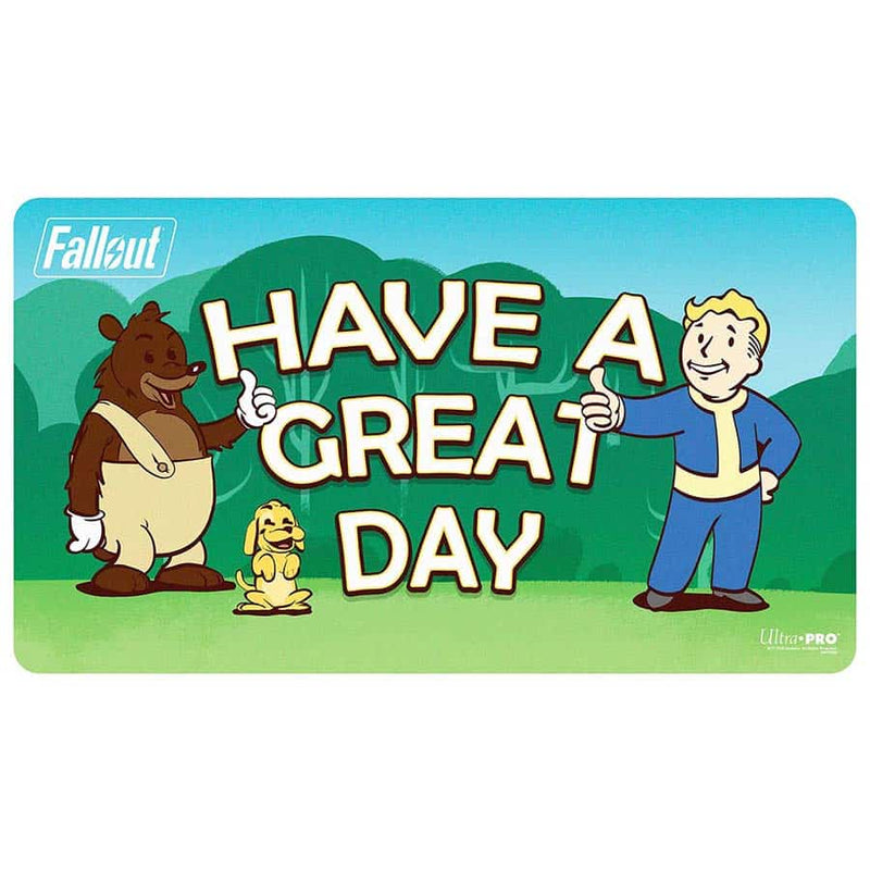 Ultra Pro Playmat Fallout Vault Boy have a Great Day