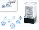 Chessex - Borealis Mini-Polyhedral Icicle/light blue Luminary 7-Die Set