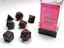 Chessex - Opaque Black/Red