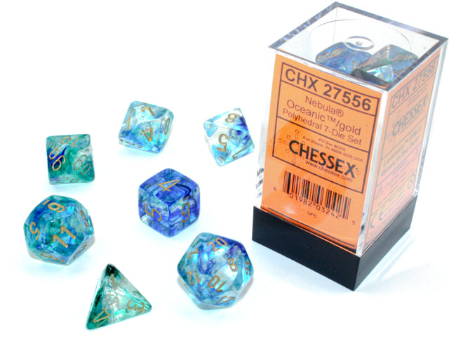Chessex - Nebula Oceanic/Gold