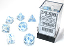 Chessex - Borealis Icicle/Light Blue Polyhedral 7-Die Set