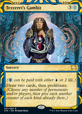 Tezzeret's Gambit (Foil Etched) [Strixhaven Mystical Archive]