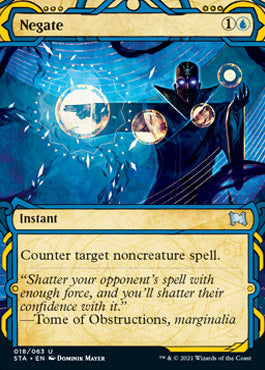 Negate (Foil Etched) [Strixhaven Mystical Archive]