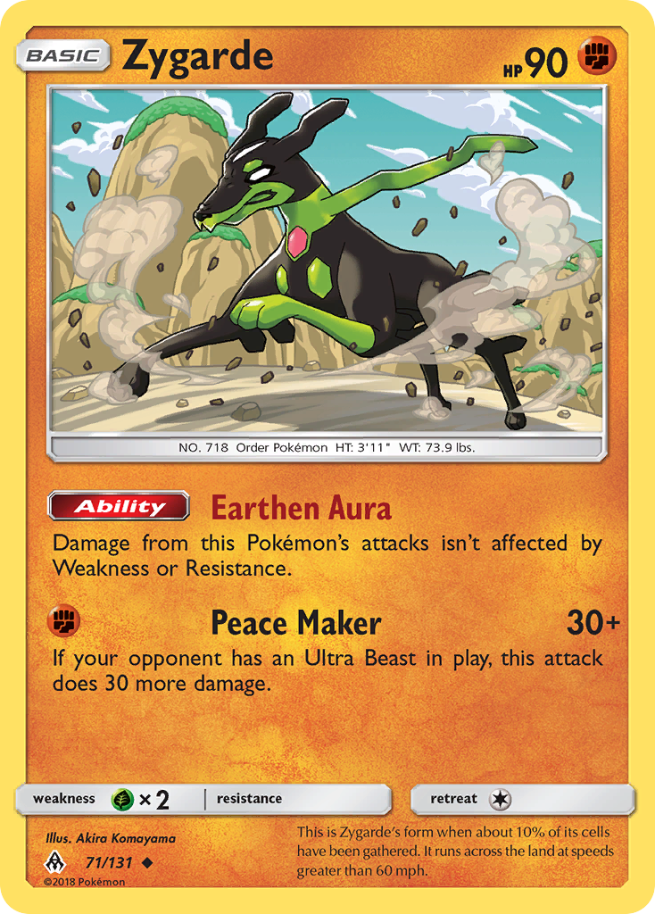 Zygarde (71/131) [Sun & Moon: Forbidden Light]