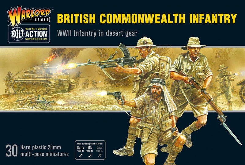 Bolt Action British Commonwealth Infantry  in the Western Desert