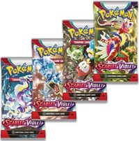 Pokemon Scarlet and Violet Booster Pack(No Cardboard)