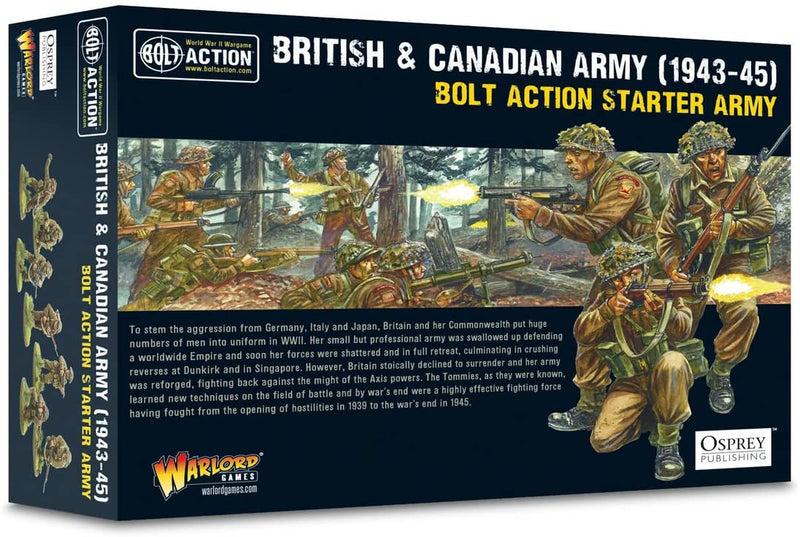 Bolt Action British & Canadian Army (1943-45) Starter Army