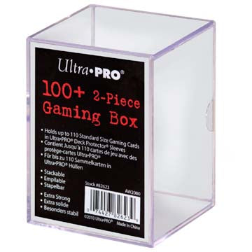 100+ 2-Piece Deck Box: Clear