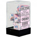 Chessex: Festive Pop-art/ Blue 7 Die Set