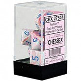 Chessex: Festive Pop-art/ Blue 7 Die Set