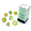 Chessex Nebula Spring White Luminary 7 Die Set