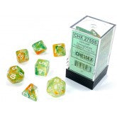 Chessex Nebula Spring White Luminary 7 Die Set