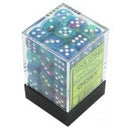 Chessex: Festive Waterlily/ White 12mm Set