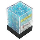 Chessex: Luminary Sky/Silver 12mm  d6 Dice Block - 36 Dice