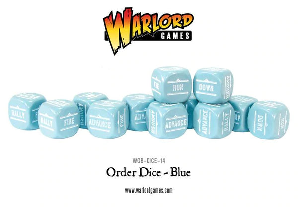 Bolt Action: Order Dice - Blue