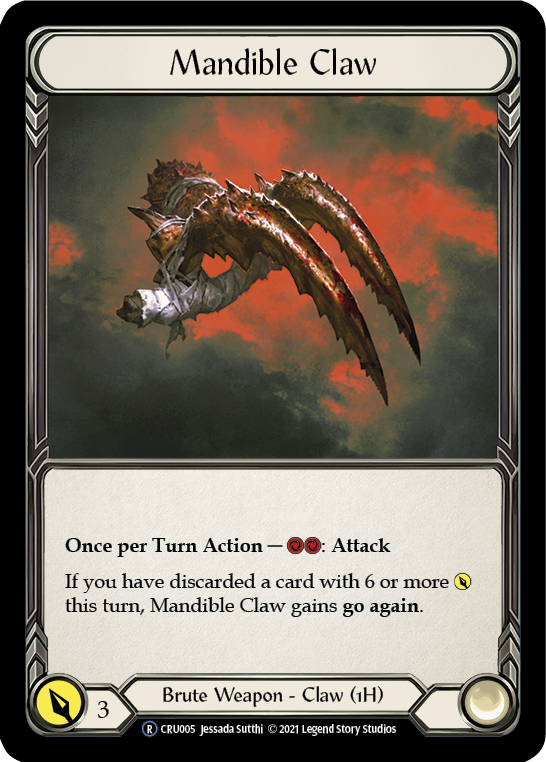 Mandible Claw [U-CRU005-RF] Unlimited Rainbow Foil