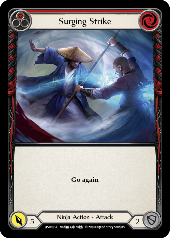 Surging Strike (Red) [KSU015-C] 1st Edition Normal