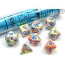 Chessex Lab Dice - Kaleidoscope/Blue 7 die set polyhedral