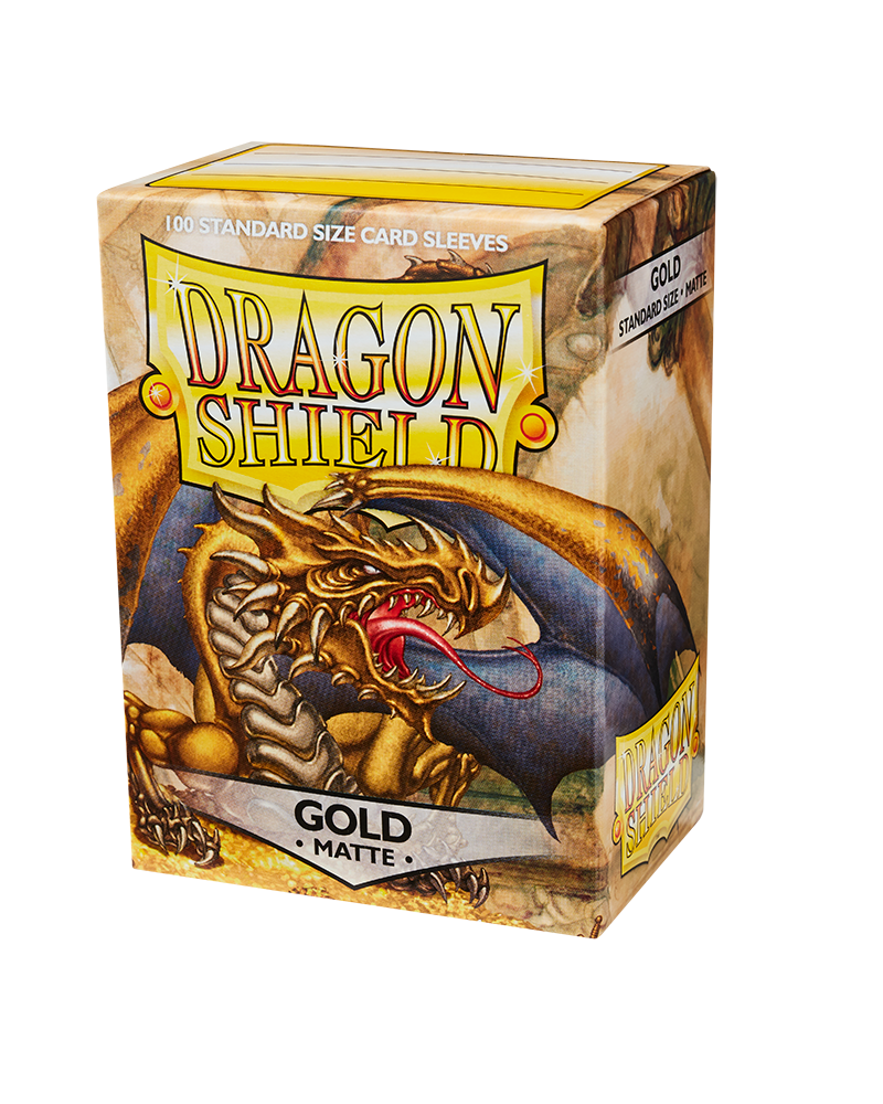 Dragon Shield: Matte Gold 100ct