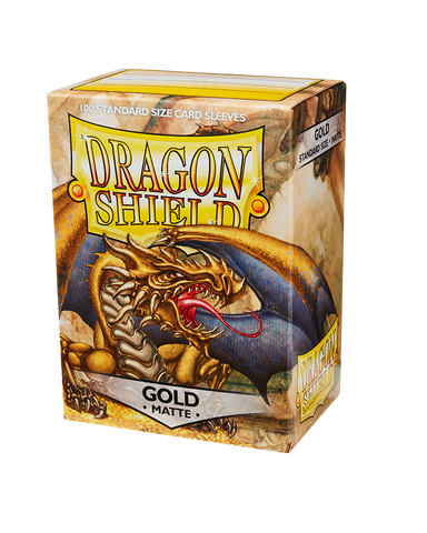 Dragon Shield: Matte Gold 100ct