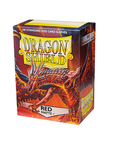 Dragon Shield 100 CT - Matte Red