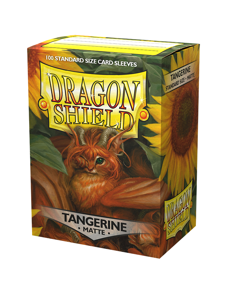 Dragon Shield 100 CT - Matte Tangerine