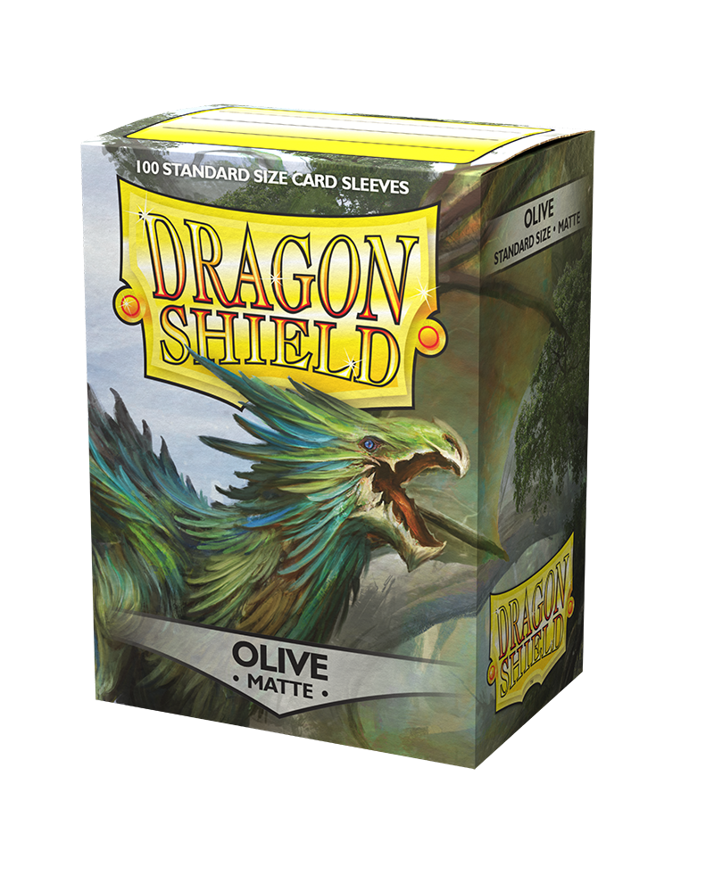 Dragon Shield 100 CT - Matte Olive