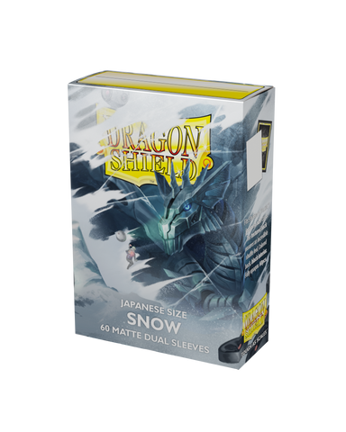 Dragon Shield 60 CT - Matte Dual Snow (JP)