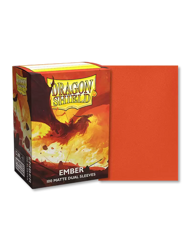 Dragon Shield: Ember - Dual Matte Sleeves - Standard Size