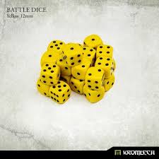 Kromlech - Yellow Battle Dice