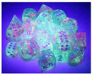 Chessex Dice Sets: Nebula Wisteria/White Luminary d10 Set (10)