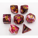 Critical Hit Collections - Red Milky 7 Set Polyhedral