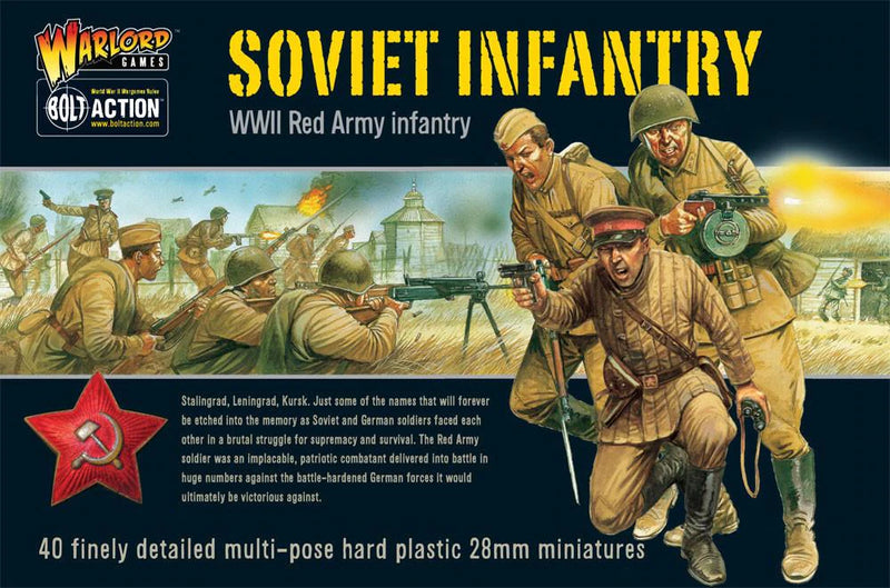 Bolt Action Soviet Infantry WWII Red Army Infantry