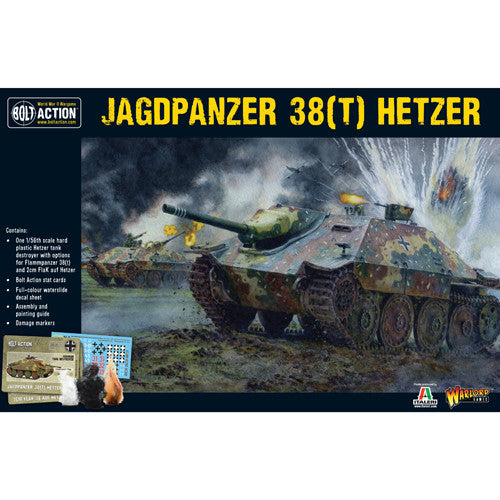 Bolt Action: Jagdpanzer 38(T) Hetzer - Flammpanzer 38(t) & 2cm Flak auf Hetzer