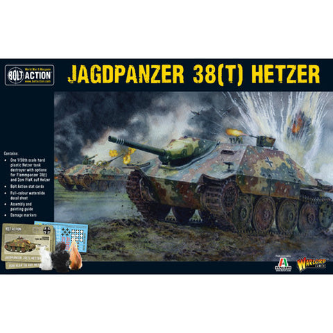 Bolt Action: Jagdpanzer 38(T) Hetzer - Flammpanzer 38(t) & 2cm Flak auf Hetzer