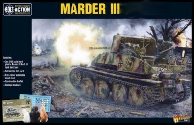 Bolt Action: SD.KFZ 139 Marder III WWII - German Tank Destroyer