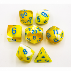Critical Hit Collections - Yellow Milky 7 Set Polyhedral